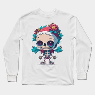 Skeleton Xmas Long Sleeve T-Shirt